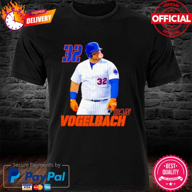 Official daniel Vogelbach 32 New York mets blowing gum shirt, hoodie,  sweater, long sleeve and tank top