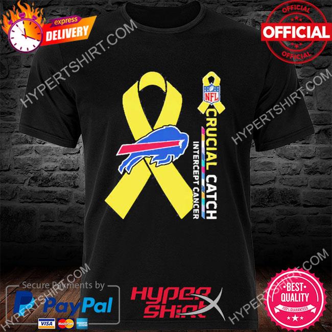 Nfl Buffalo Bills Crucial Catch Intercept Cancer 2023 Shirt - Shibtee  Clothing