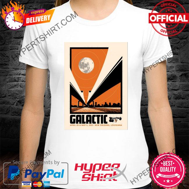 Official 2023 galactic band new orleans la shirt