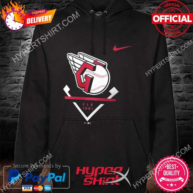 Official cleveland guardians 1901 big & tall icon legend performance s hoodie