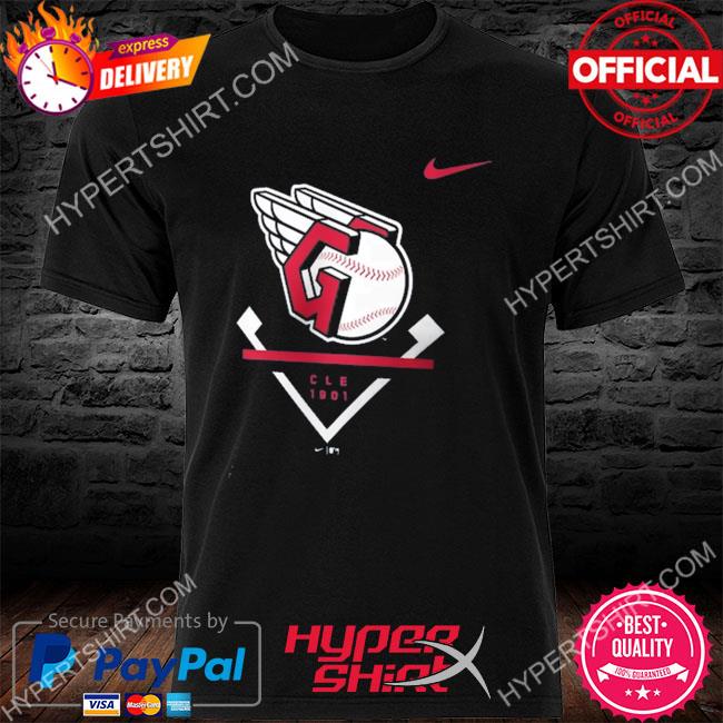 Official cleveland guardians 1901 big & tall icon legend performance shirt