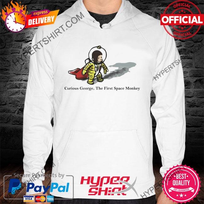 Official curious george the first space monkey s hoodie