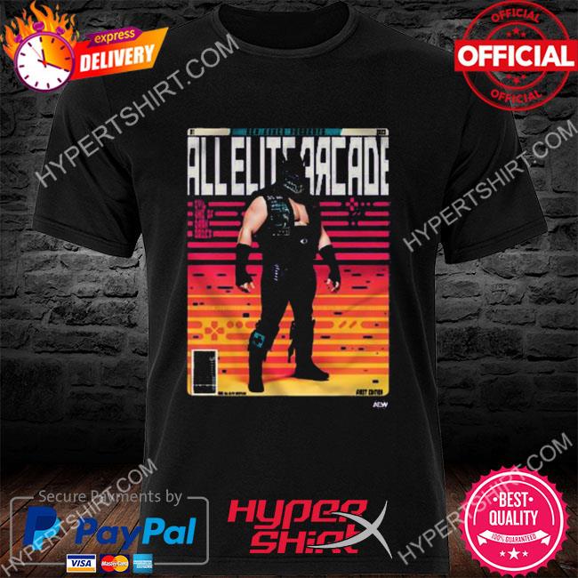 Official evil uno first edition aew arcade shirt