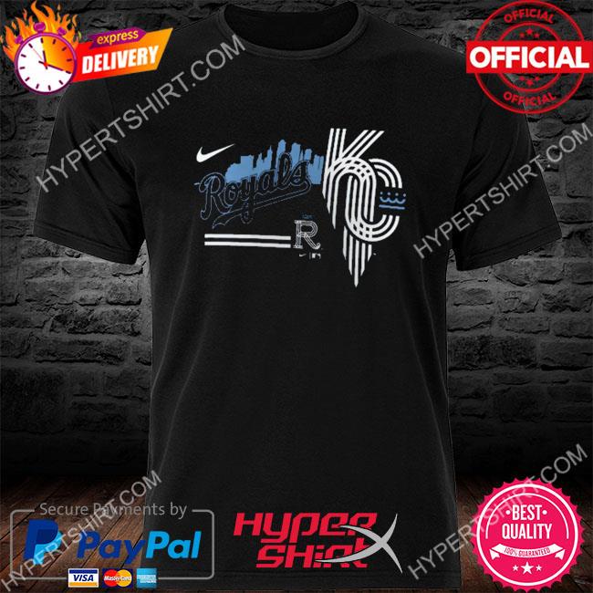 Official kansas City Royals Nike City Connect Tri-Blend T-Shirt