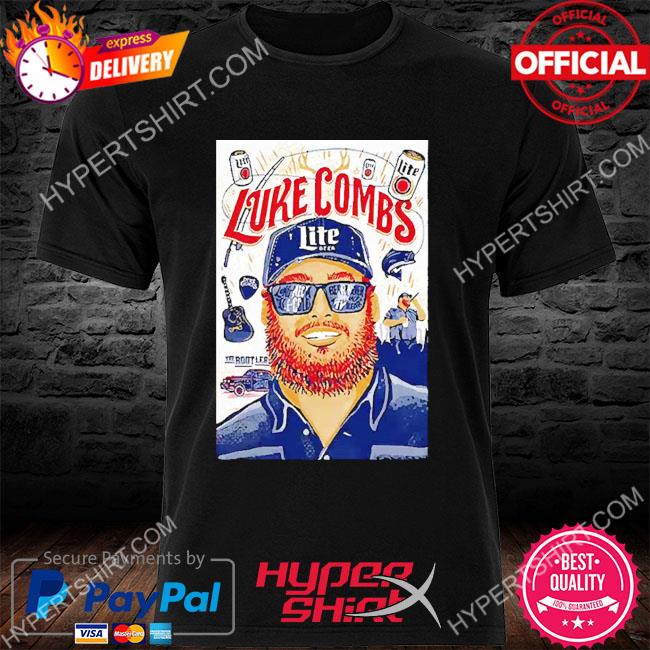 Official Luke Combs Miller Lite Shirt, hoodie, sweater, long sleeve and  tank top