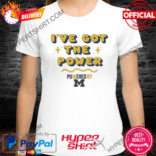 Official michigan wolverines gameday couture girls youth poweredby got the power shirt