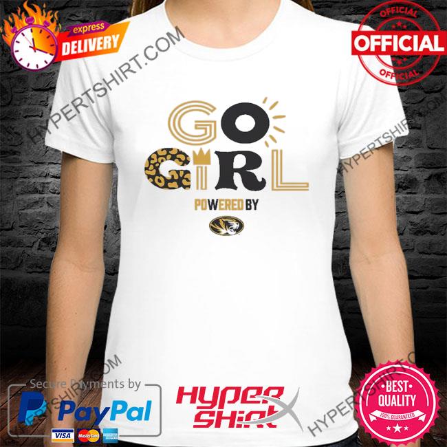 Official missouri tigers gameday couture girls youth poweredby go girl shirt