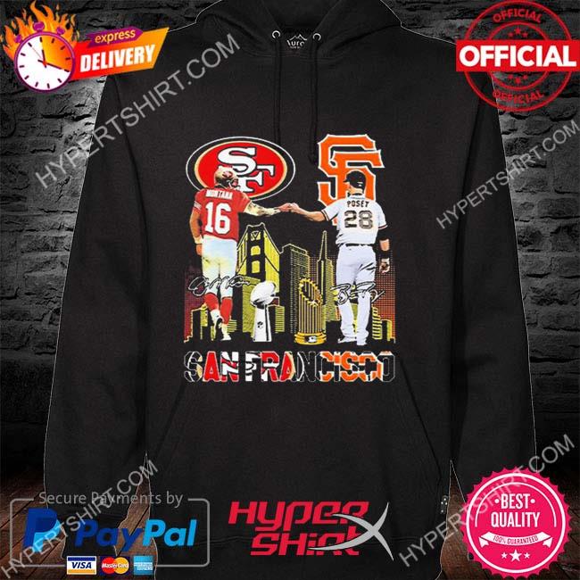 Official montana and posey san francisco 2023 signatures s hoodie