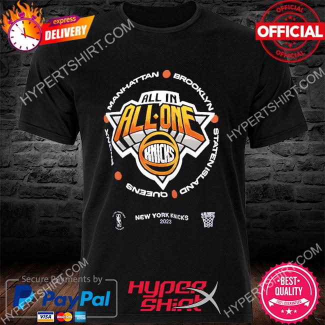 Official new York Knicks All In All One 2023 Nba Playoffs 2023 T