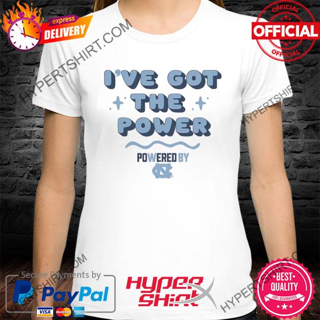 Official north Carolina tar heels gameday couture girls youth poweredby got the power shirt