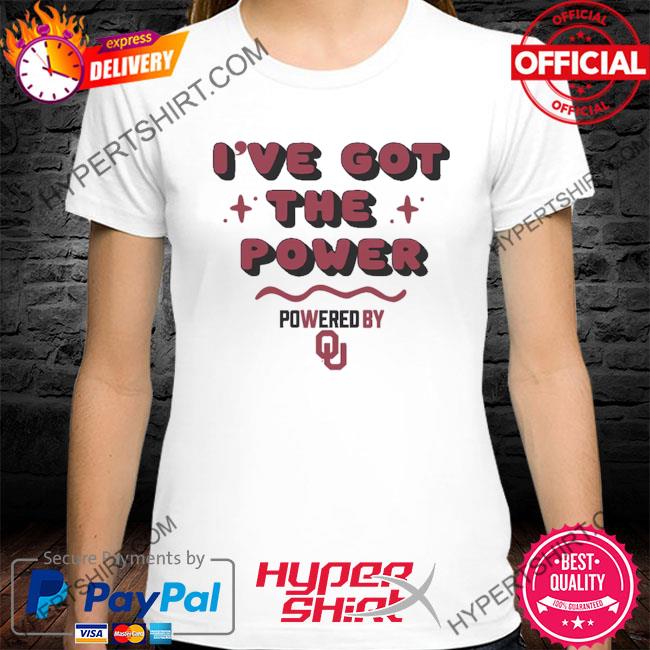 Official oklahoma sooners gameday couture girls youth poweredby got the power shirt