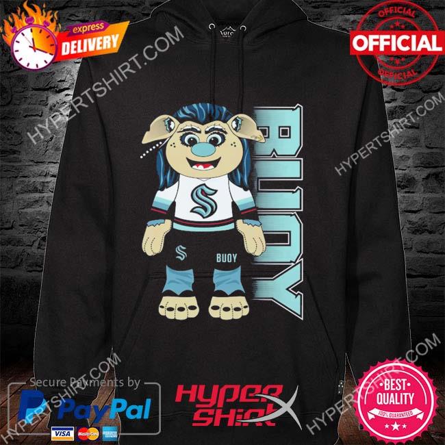 Official seattle Kraken Youth Mascot Cheer 2023 T-Shirt hoodie