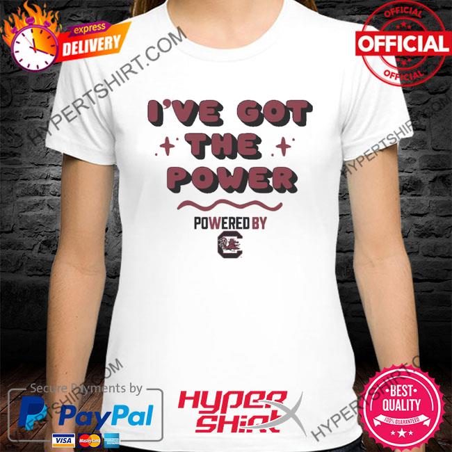 Official south Carolina gamecocks gameday couture girls youth poweredby got the power shirt