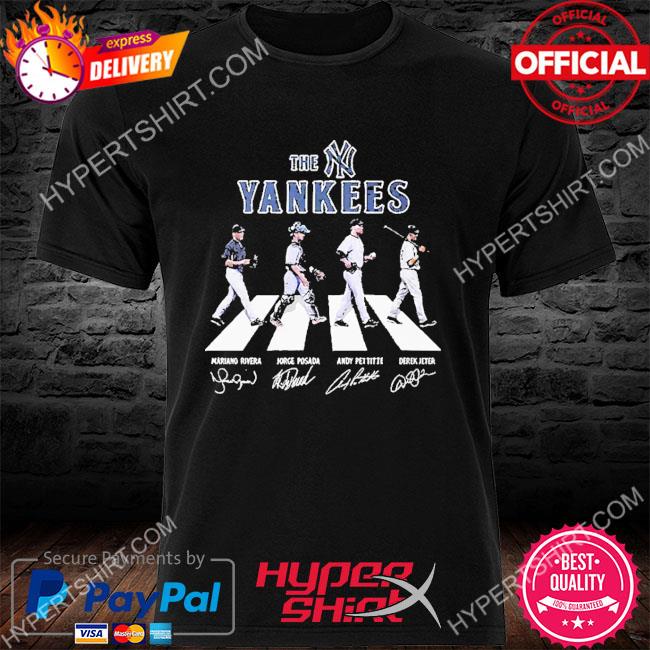 Original The New York Yankees Abbey Road 2023 Signatures T-shirt,Sweater,  Hoodie, And Long Sleeved, Ladies, Tank Top