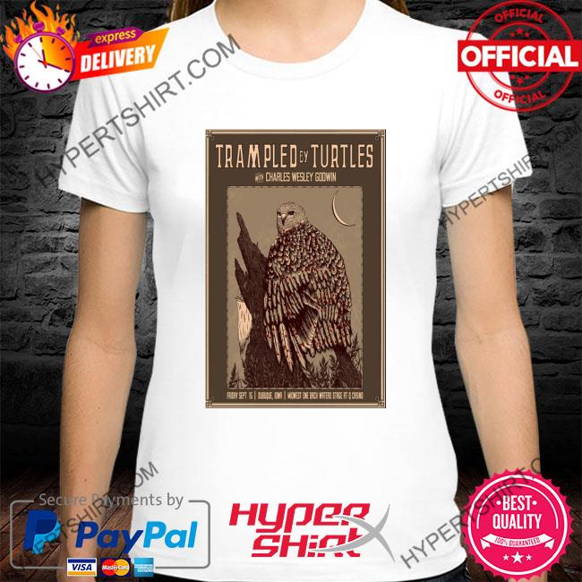 Official trampled by turtles 2023 dubuque iowa shirt