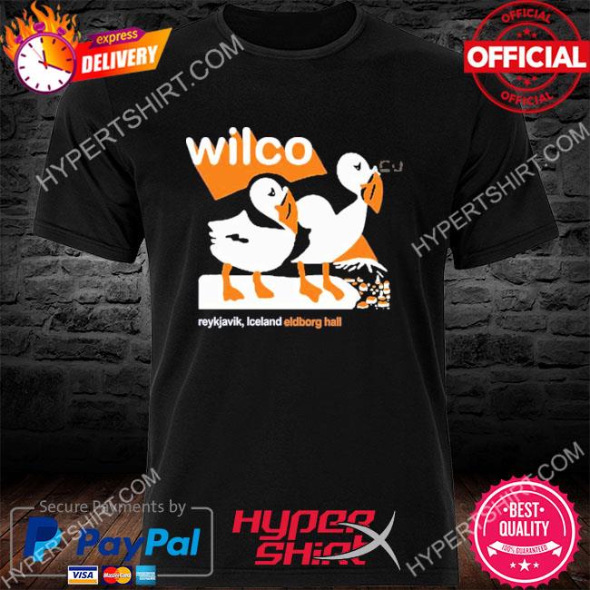 Official Wilco Iceland Puffins 2023 Show T-Shirt