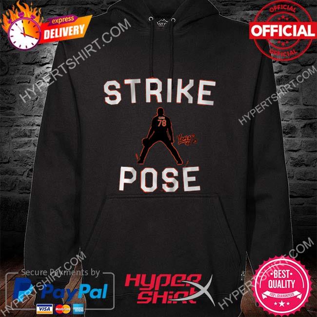 Official yennier canó strike the pose signature 2023 s hoodie