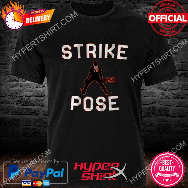 Official yennier canó strike the pose signature 2023 shirt