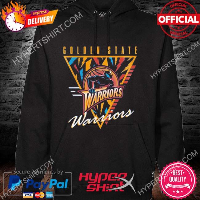 Official youth mitchell & ness navy golden state warriors hardwood classics final second s hoodie