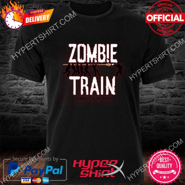 Official Zombie Train Line 'Em Up