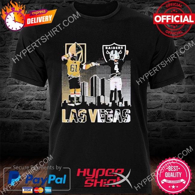 Vegas Golden Knights Stone And Las Vegas Raiders Carr T Shirt