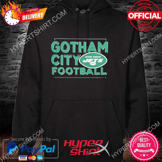 New York Jets Gotham City Football Iconic Hometown Graphic Hoodie