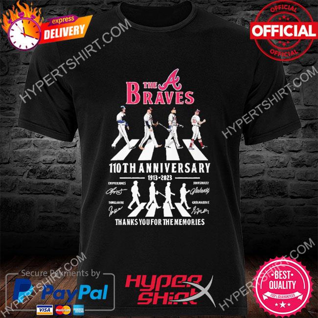 The Braves abbey road 110th anniversary 1913-2023 thanks you for