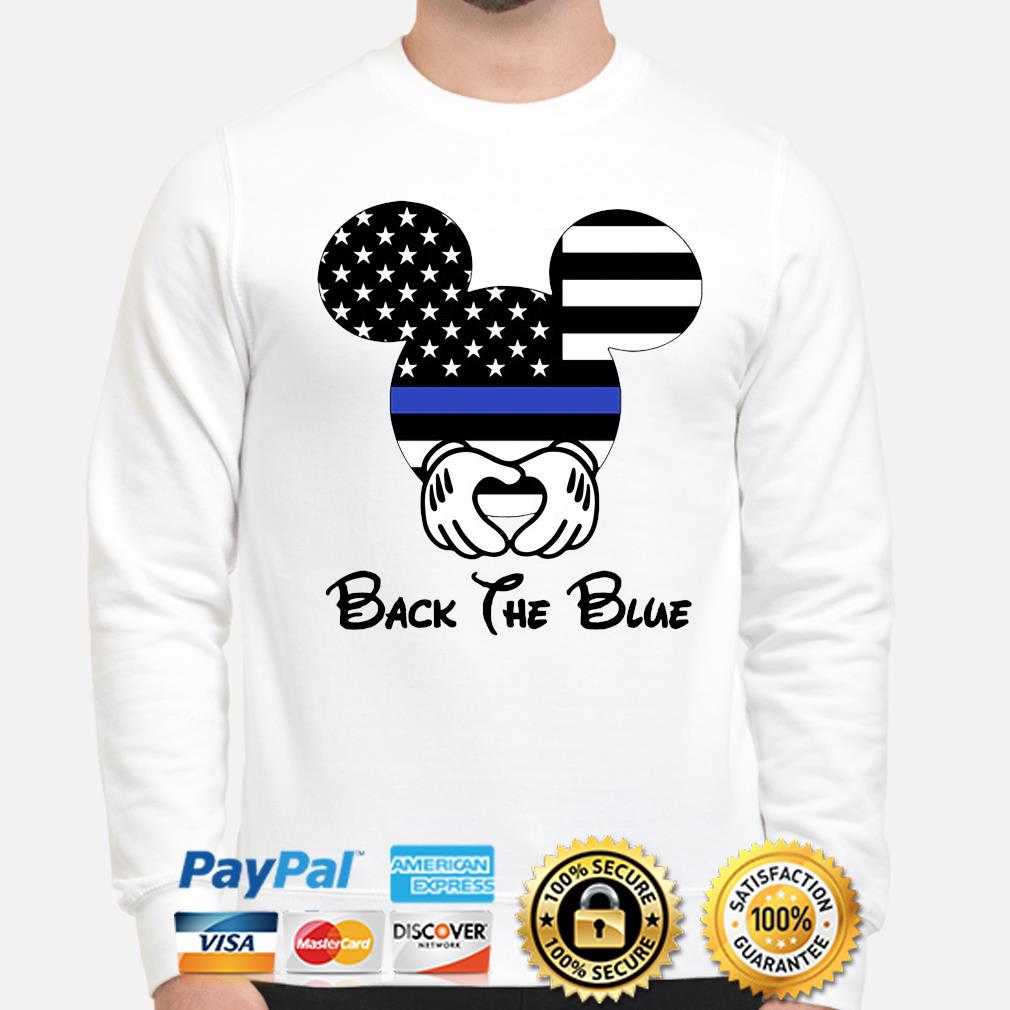 Thin blue cheap line mickey shirt