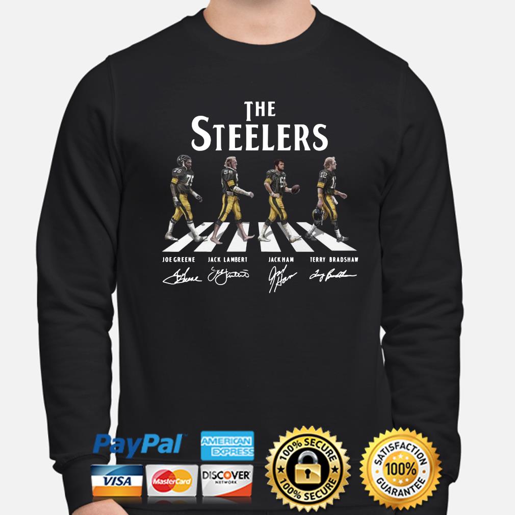 The Steelers Walking Abbey Road Signatures Pittsburgh T Shirt