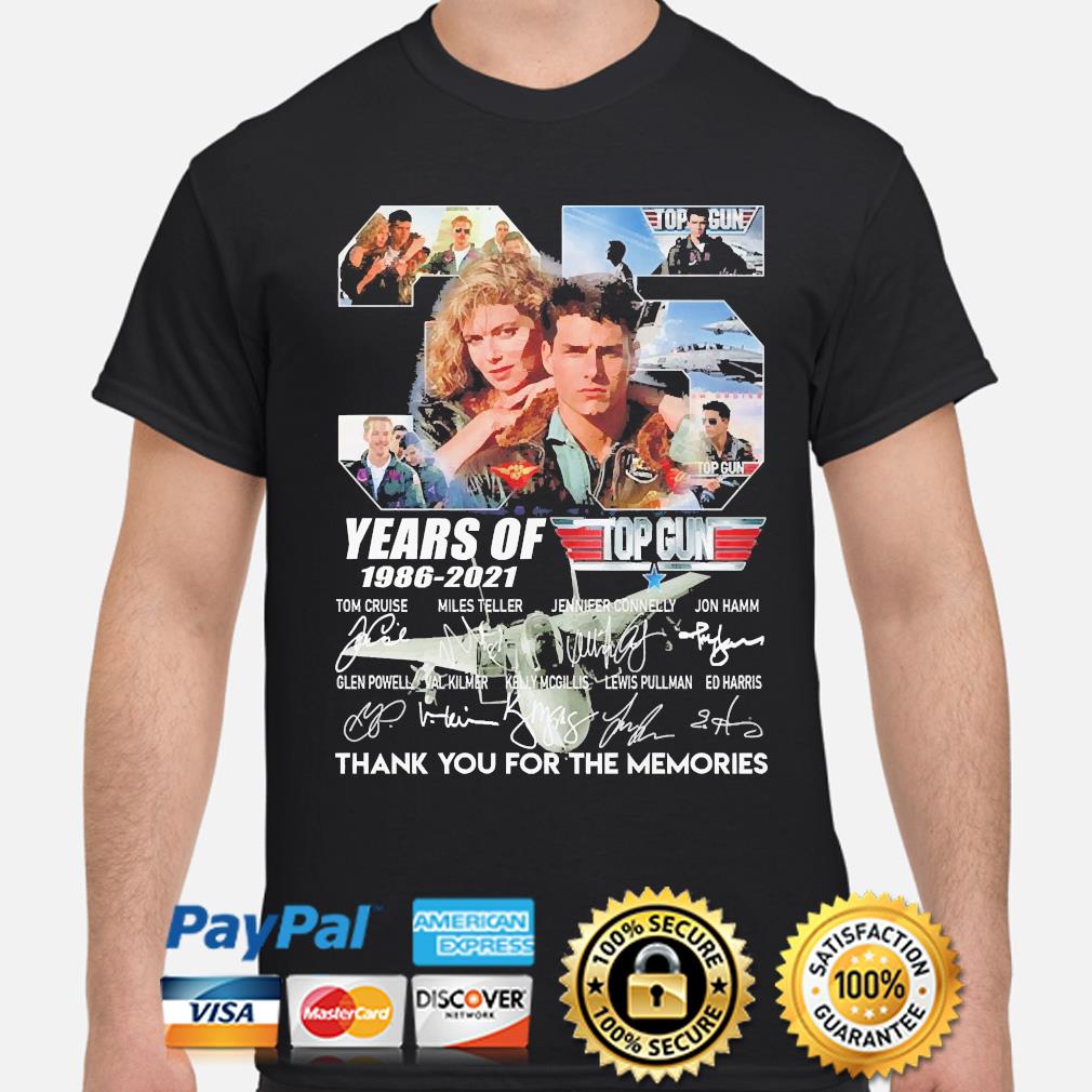 35 years of top gun anniversary T Shirts 