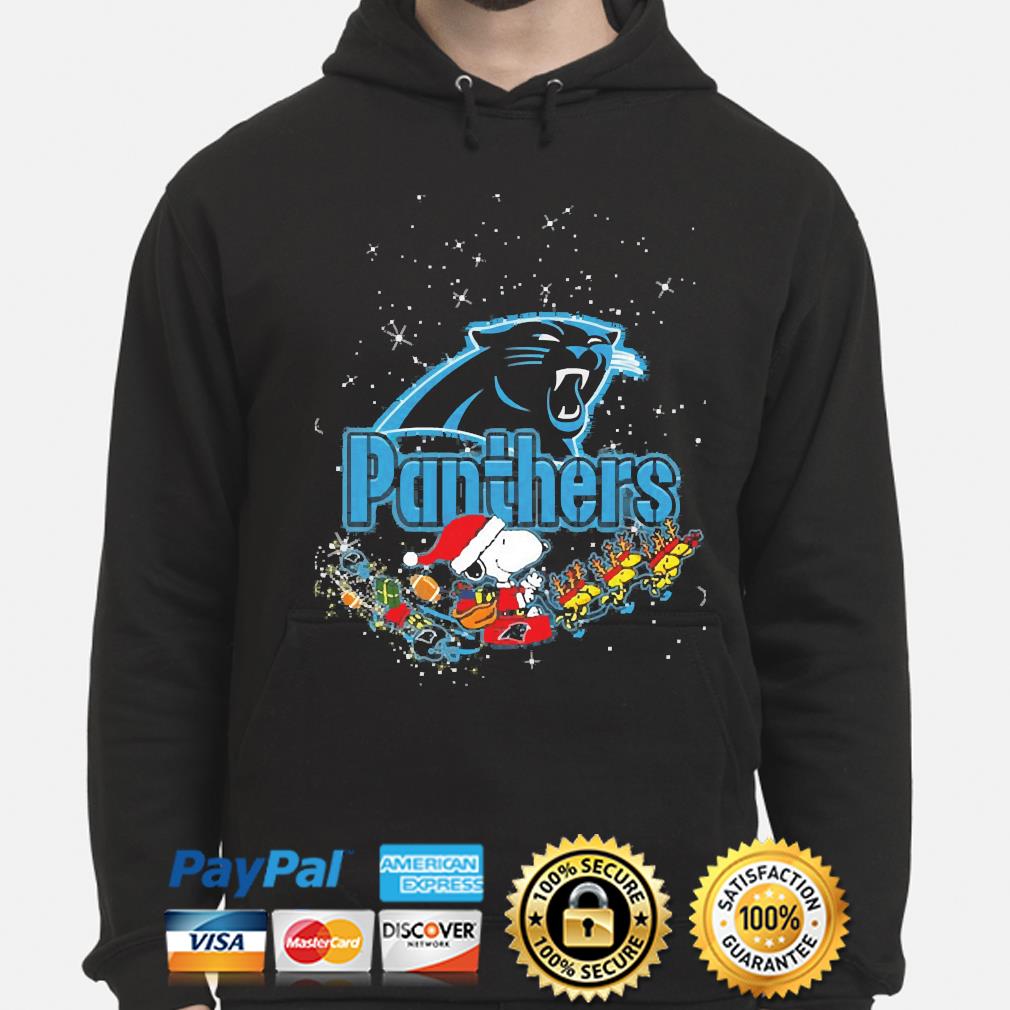 Snoopy Carolina Panthers Christmas shirt, hoodie, sweater, long sleeve and  tank top