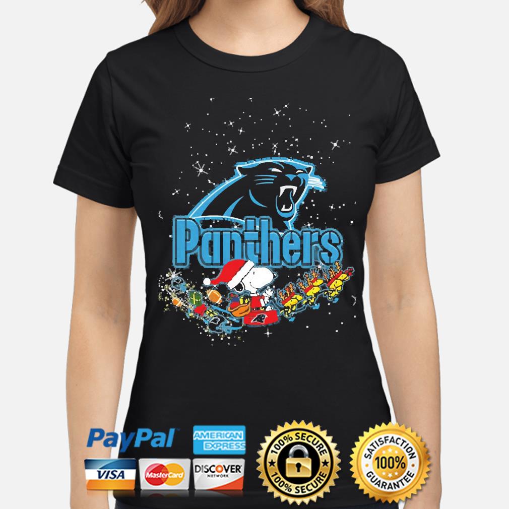 Snoopy Carolina Panthers Christmas shirt, hoodie, sweater, long sleeve and  tank top