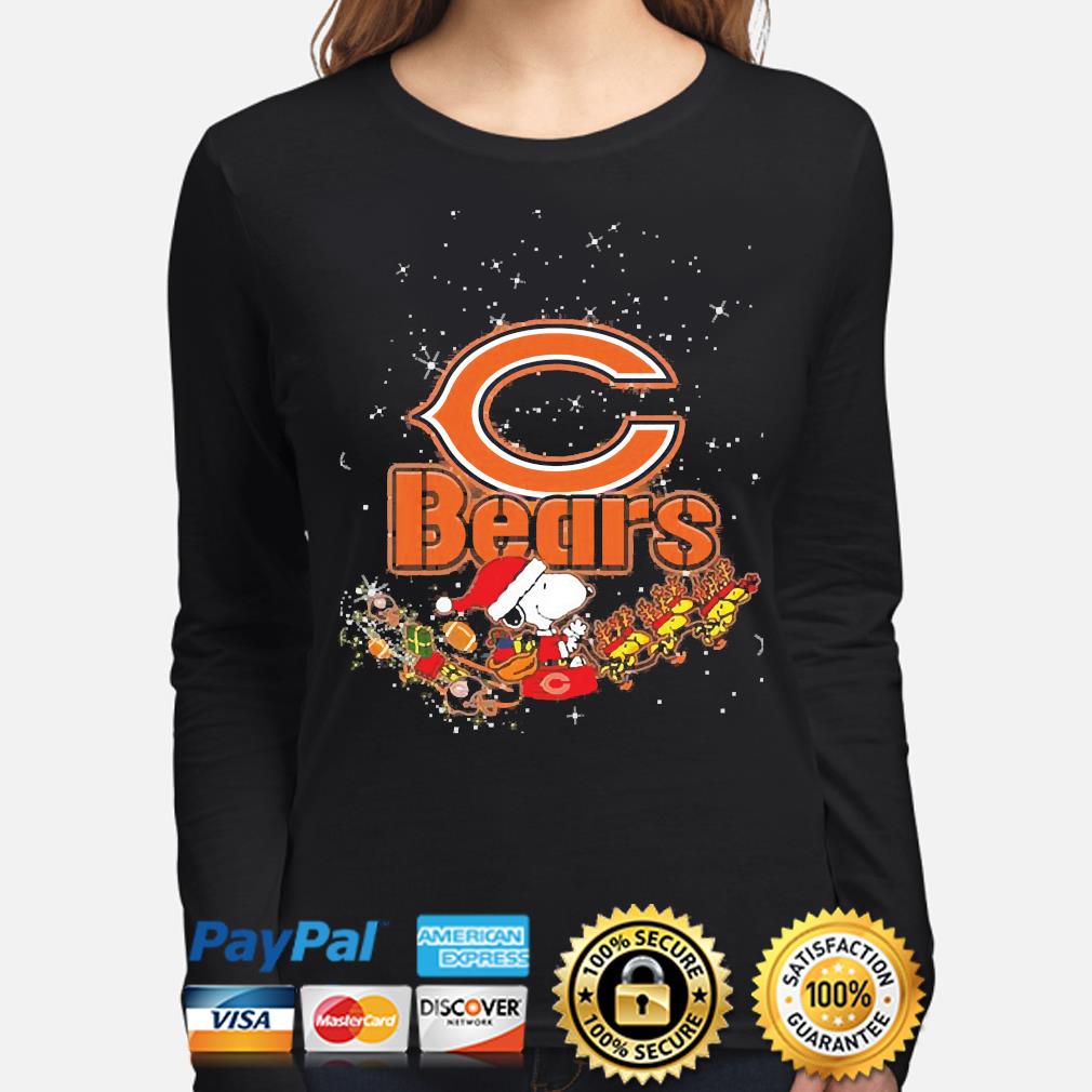 Snoopy Chicago Bears Christmas shirt, hoodie, sweater, long sleeve and tank  top