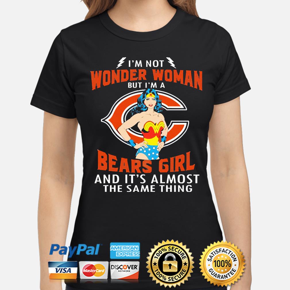 I'm not wonder woman Chicago Bears women football shirt, hoodie, sweater,  long sleeve and tank top