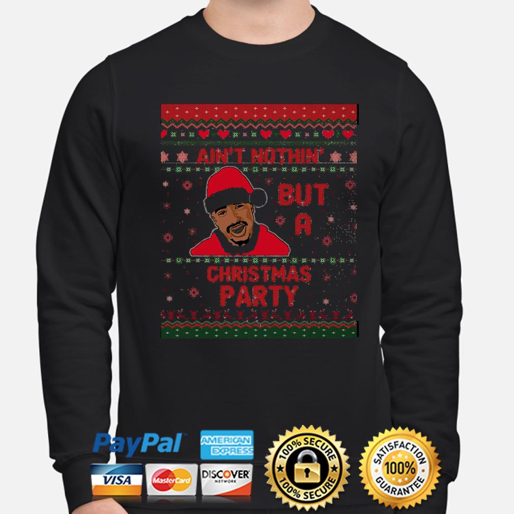 Ugly christmas shop sweater tupac